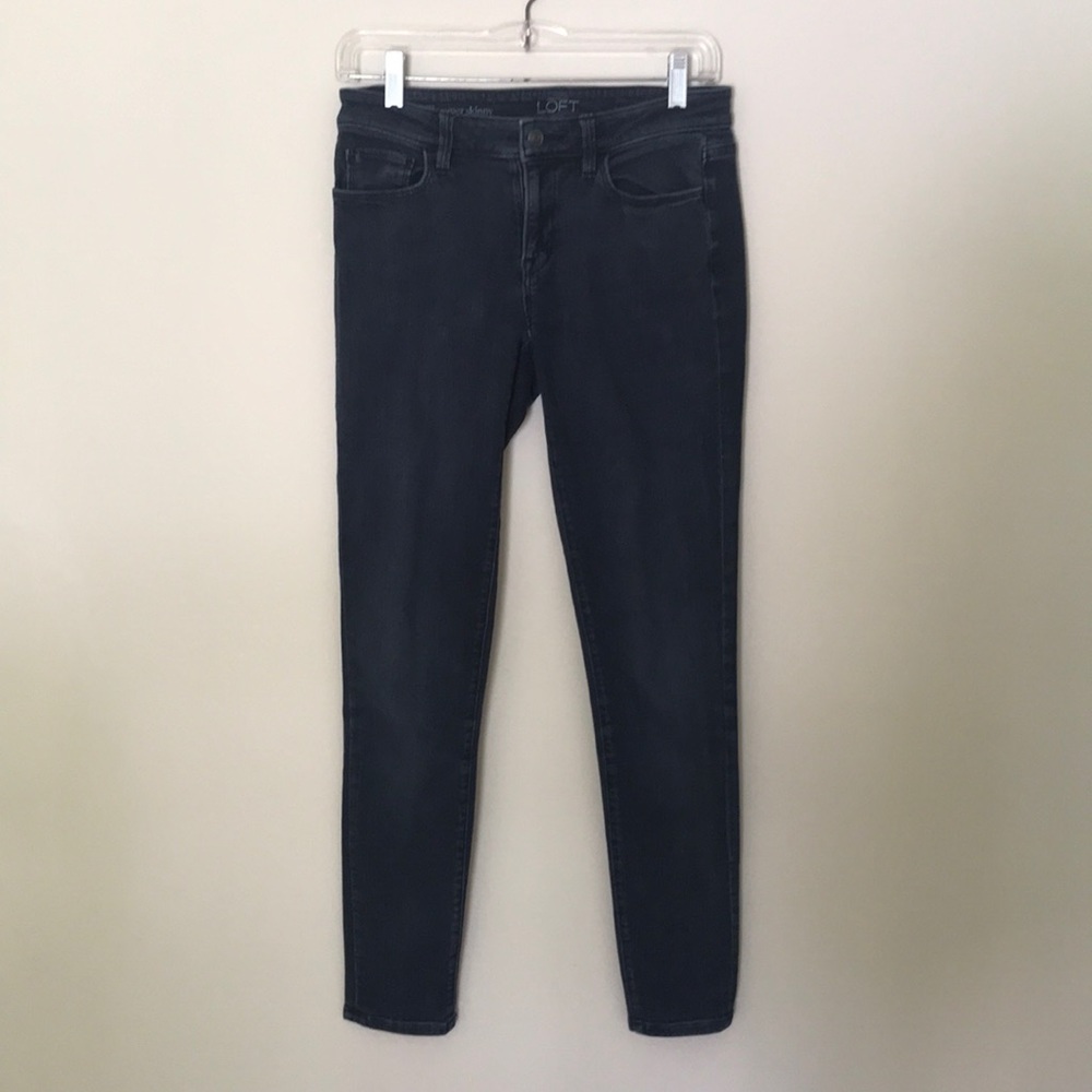LOFT super skinny size 26/2 blue jeans